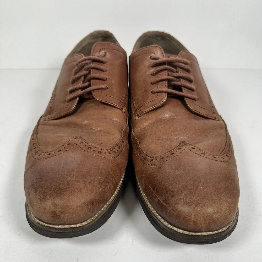 Cole Haan C26472 Original‎ Grand OS Wingtip Oxford Shoes Brown Mens Size 13 M